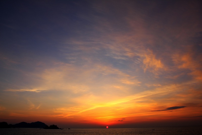 出羽島から見る朝日が贅沢すぎて感動する