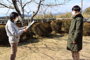 京都産業大学木原ゼミ感謝状授与式＆実生ゆずの植樹を行いました！