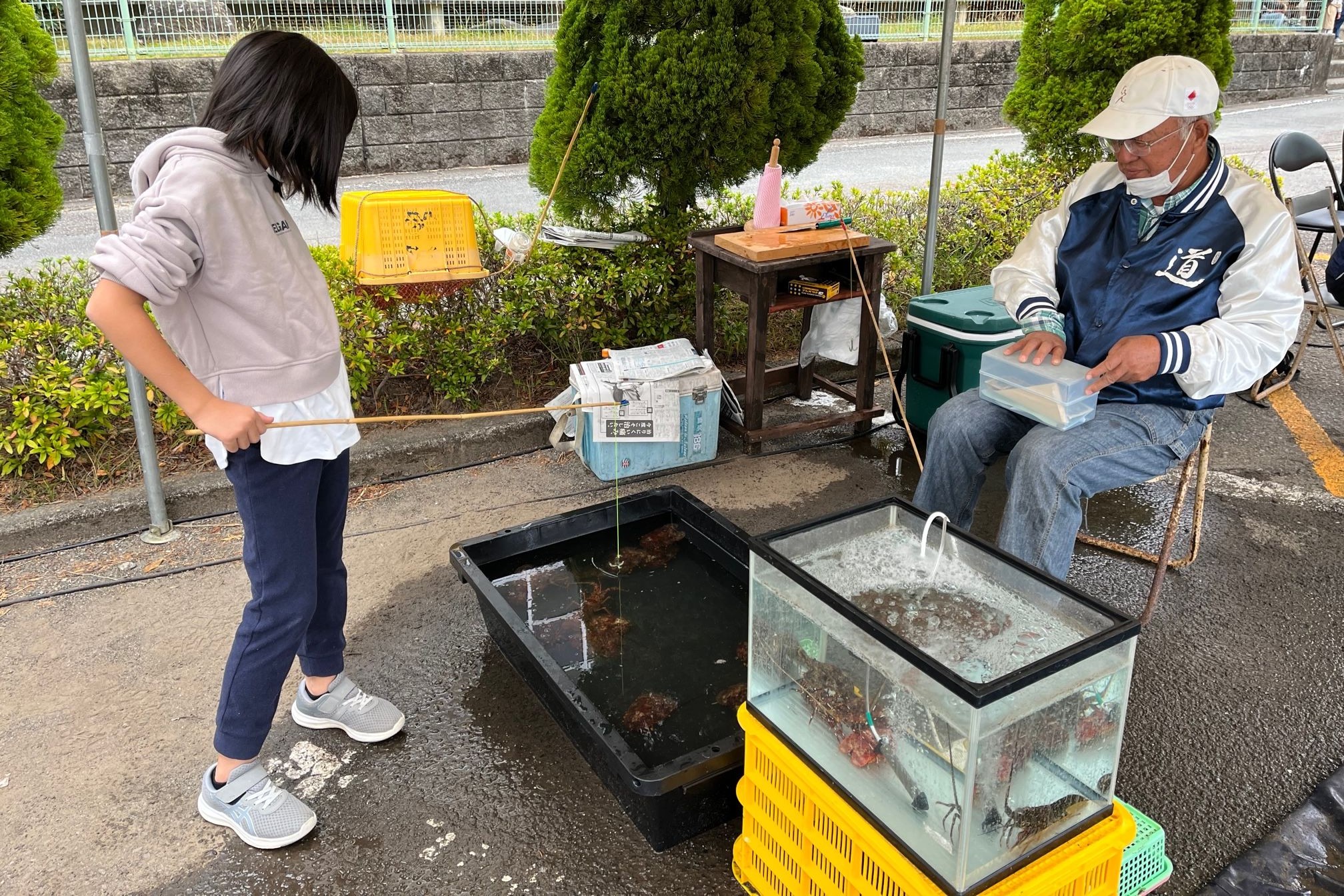 地域おこし協力隊・集落支援員が牟岐町にぎわい産業祭に参加しました